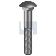 Hobsons - 5/16" x 5" - ANSI B18.5 Cup Head - 304 Stainless - A2 - UNC | BC04PC0310500