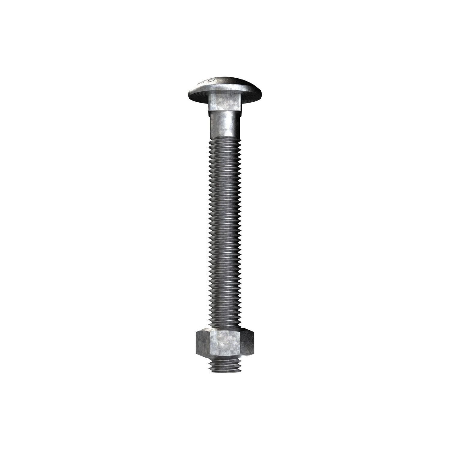 Bremick - Cup Head ISO Bolt & Nut Galvanised M12 x 100mm (Box of 100)
