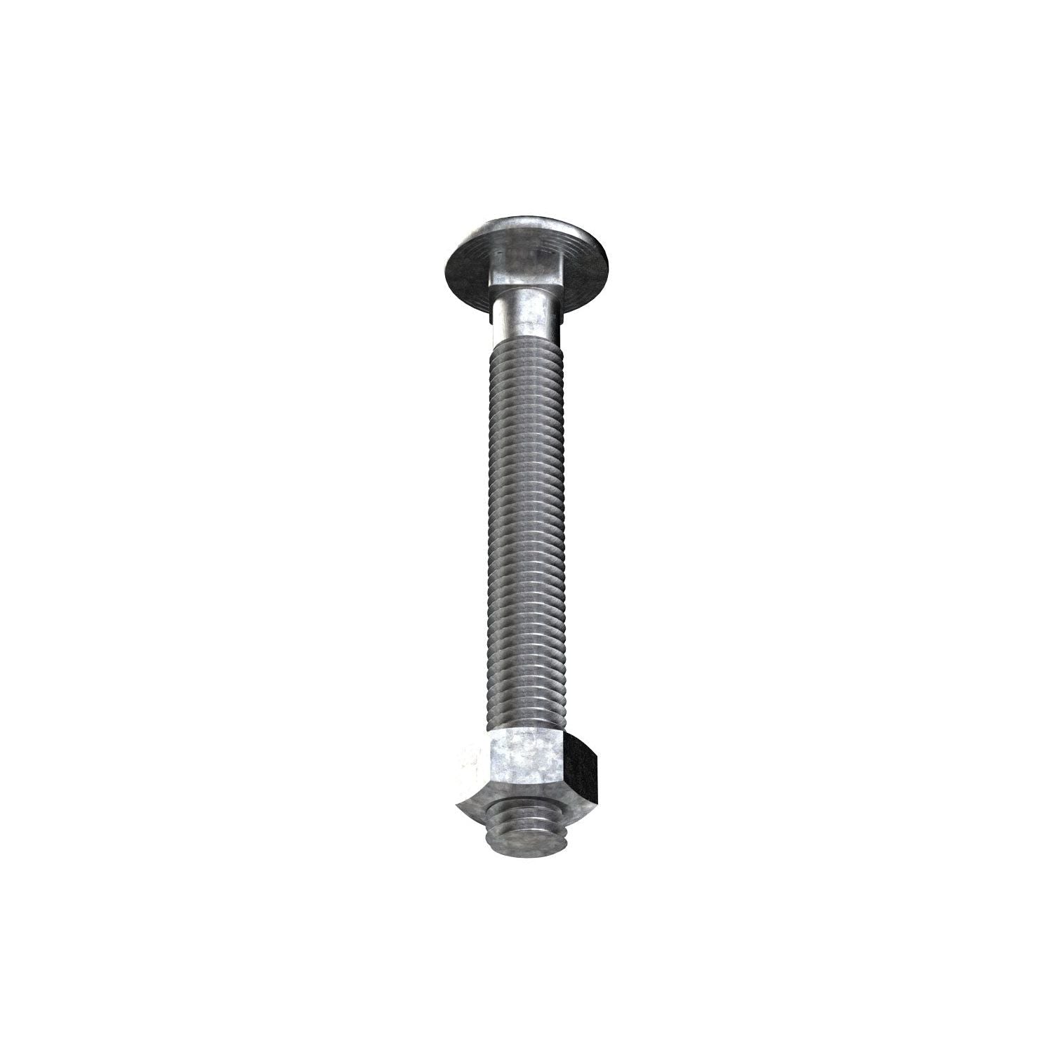Bremick - Cup Head ISO Bolt & Nut Galvanised M12 x 100mm (Box of 100)