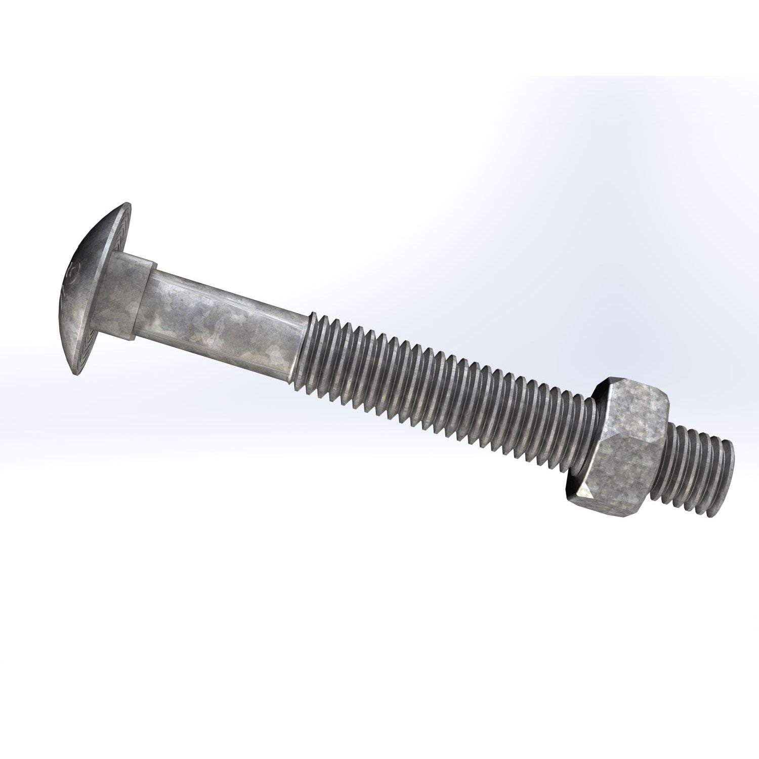 Bremick - Cup Head ISO Bolt & Nut Galvanised M16 x 75mm (Box of 75)