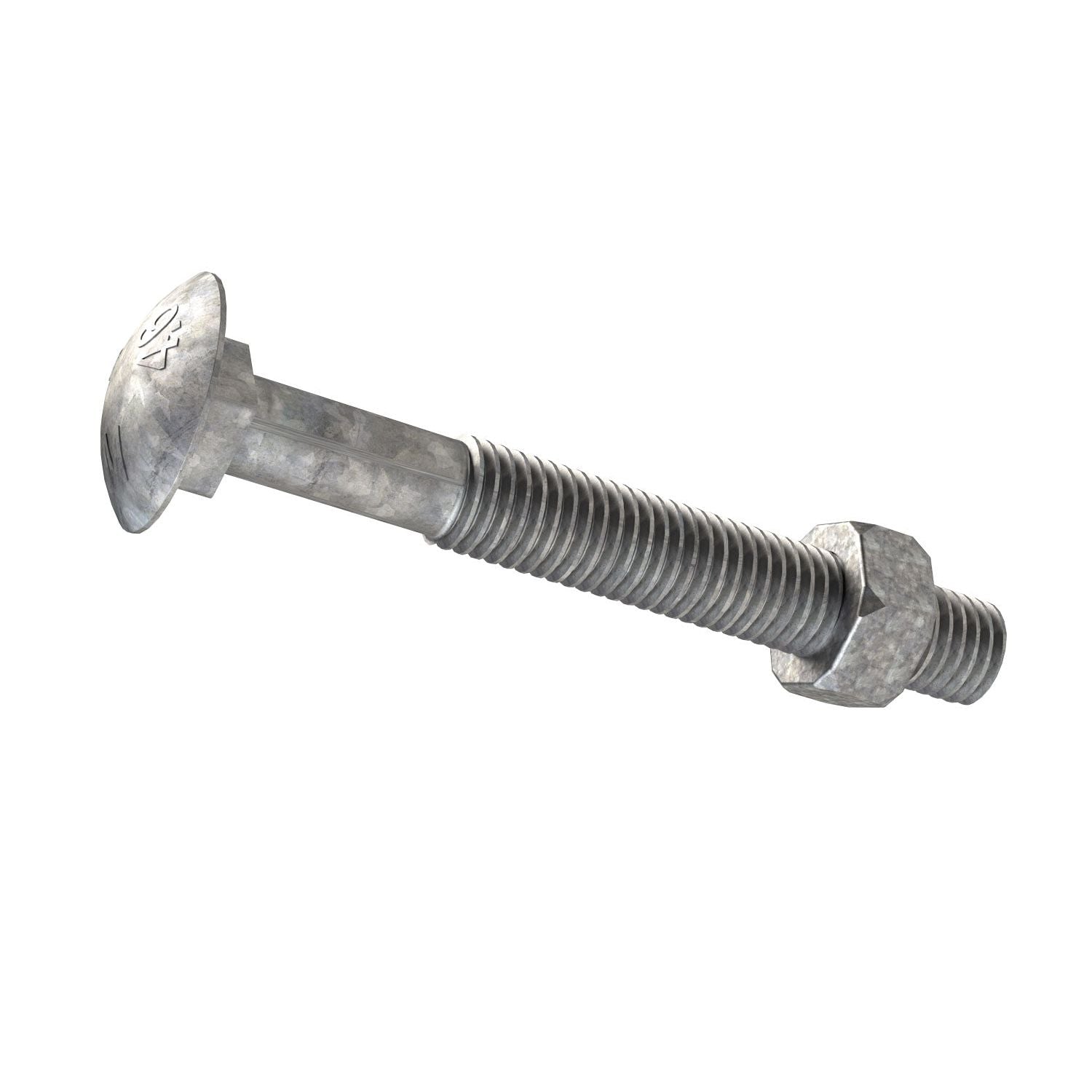Bremick - Cup Head ISO Bolt & Nut Galvanised M16 x 75mm (Box of 75)