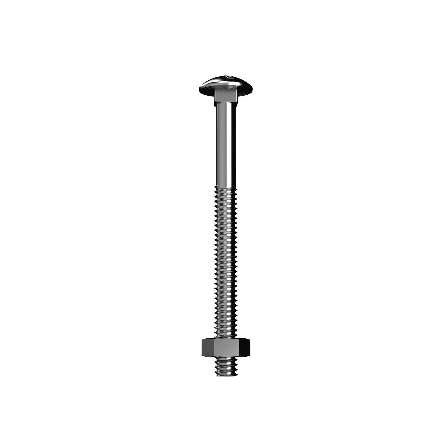 Bremick - CUPHD BSW Bolt and Nut ZNC 1/4 X 3 | BCHWZ063001