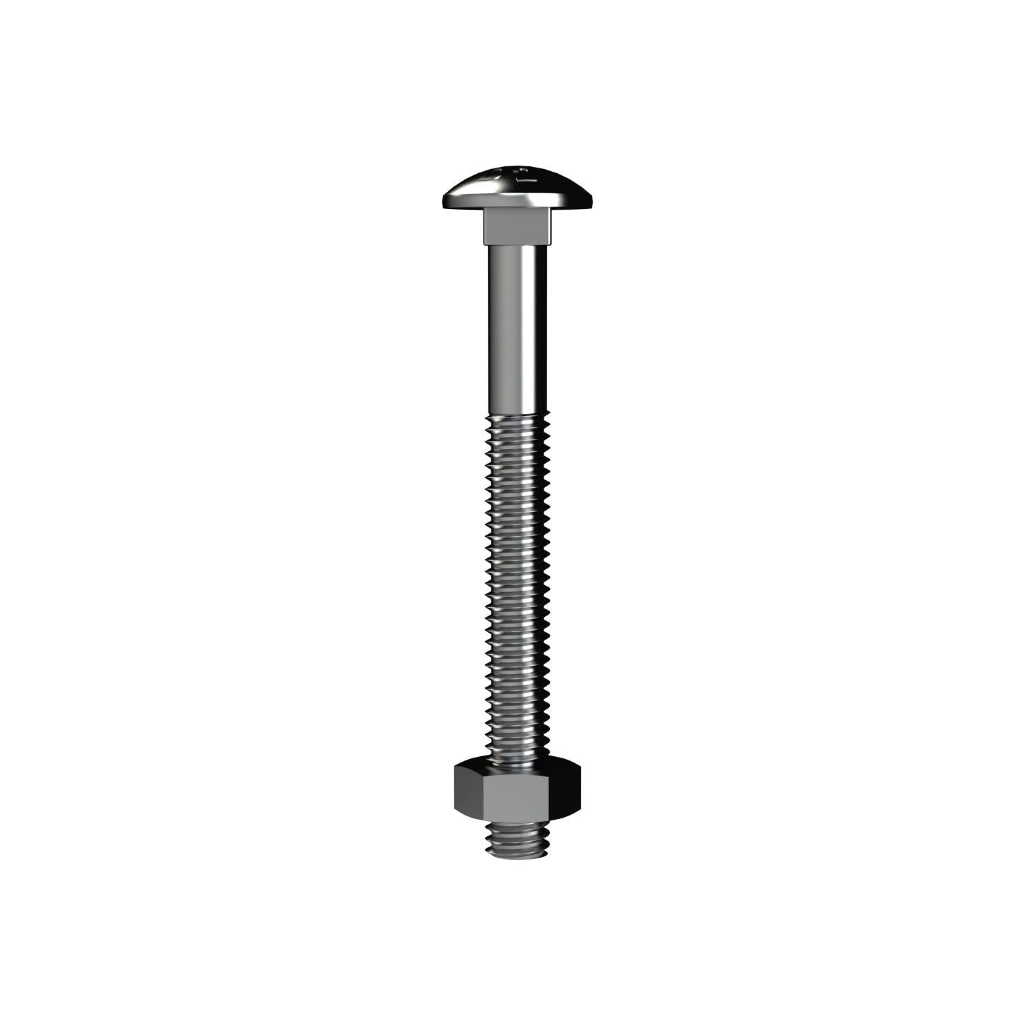 Bremick - CUPHD BSW Bolt and Nut ZNC 5/16 X 3 | BCHWZ083001