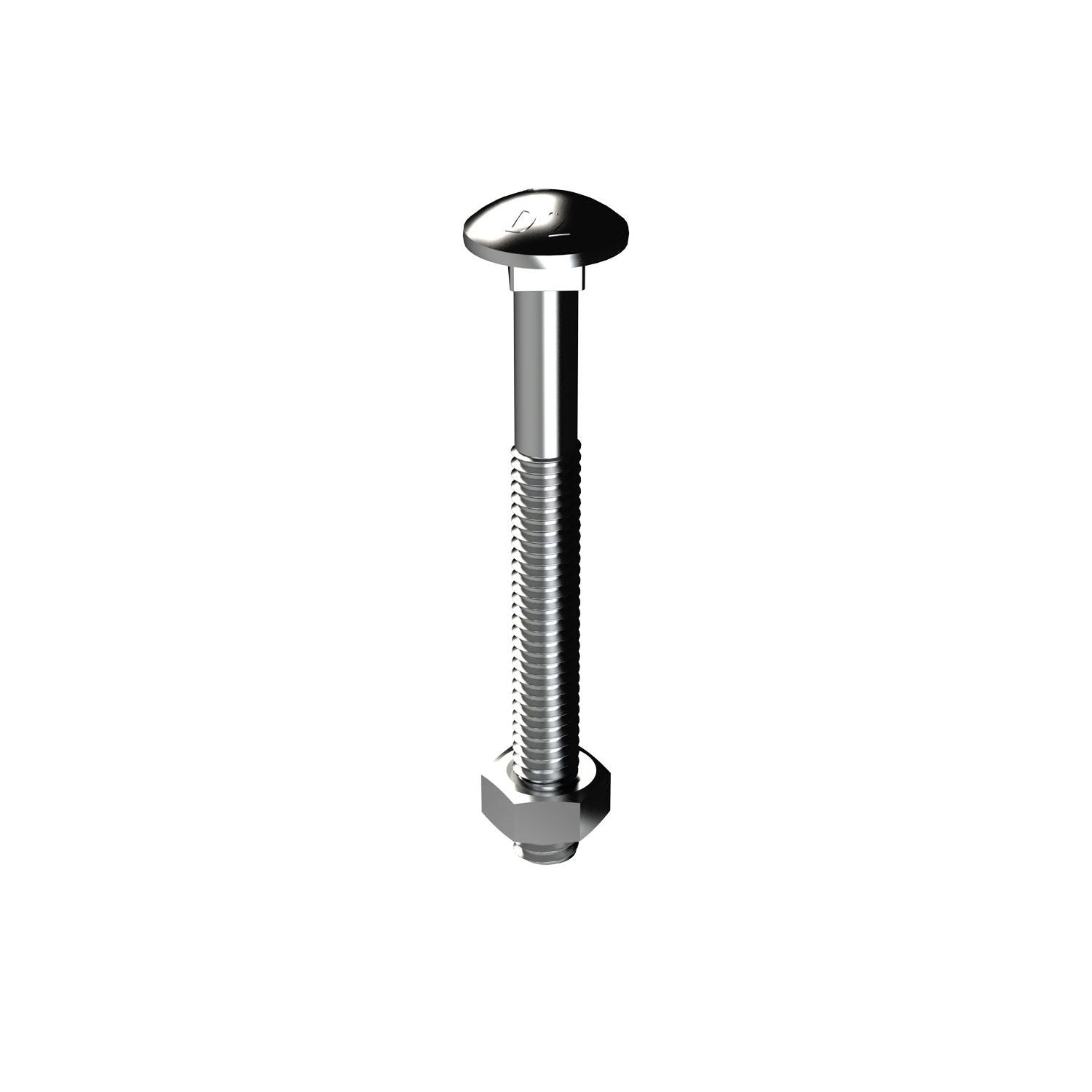 Bremick - CUPHD BSW Bolt and Nut ZNC 5/16 X 3 | BCHWZ083001