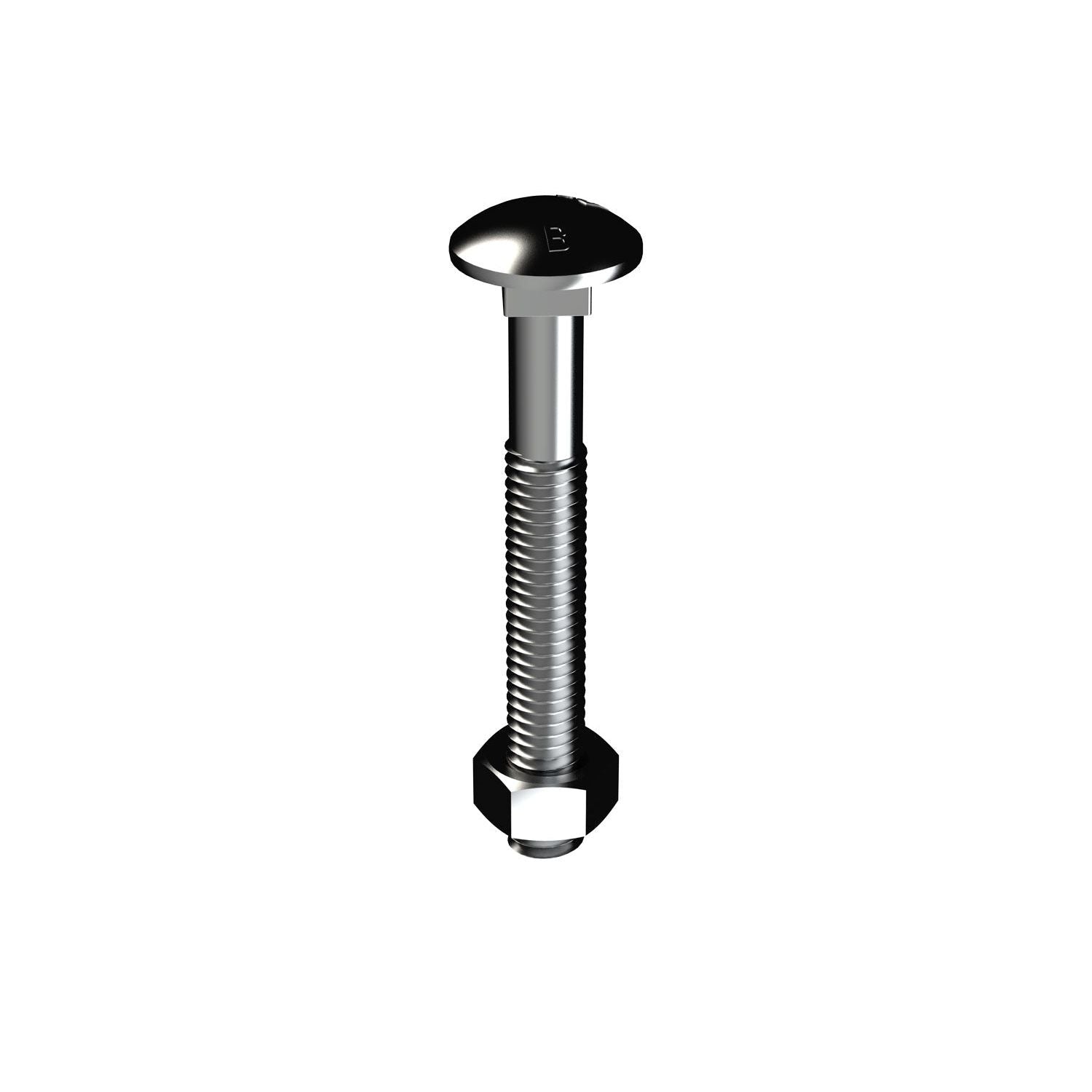 Bremick - CUPHD BSW Bolt and Nut ZNC 3/8 X 3 | BCHWZ103001