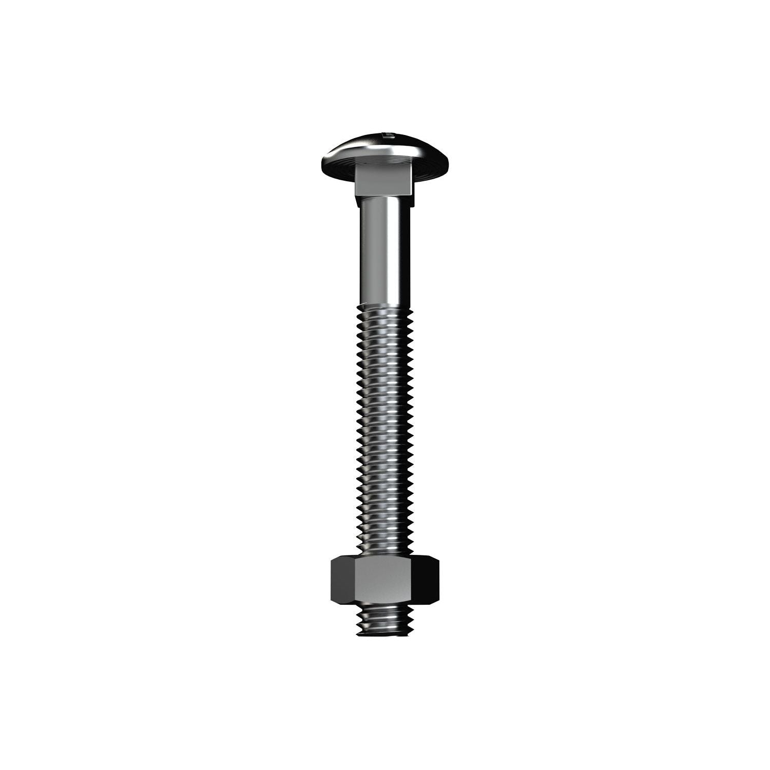 Bremick - CUPHD BSW Bolt and Nut ZNC 3/8 X 3 | BCHWZ103001