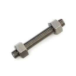 Bremick - B8 Class 2 Stud UNC with 2 Grade 8 Nuts 7/8" x 150mm (Box of 4)