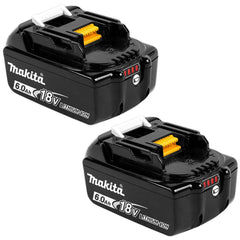 Makita - Twin Pack - 18V 6.0Ah Battery with Fuel Gauge Indicator | 198490-0