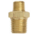 Hardie Hose - #73 Brass Reducing Nipple 1/2 x 3/8 NPT | BF-73-0806N