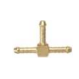 Hardie Hose - P14 Brass Hose Barb Tee 3/4 x 1/2 Branch | BF-P14-1208