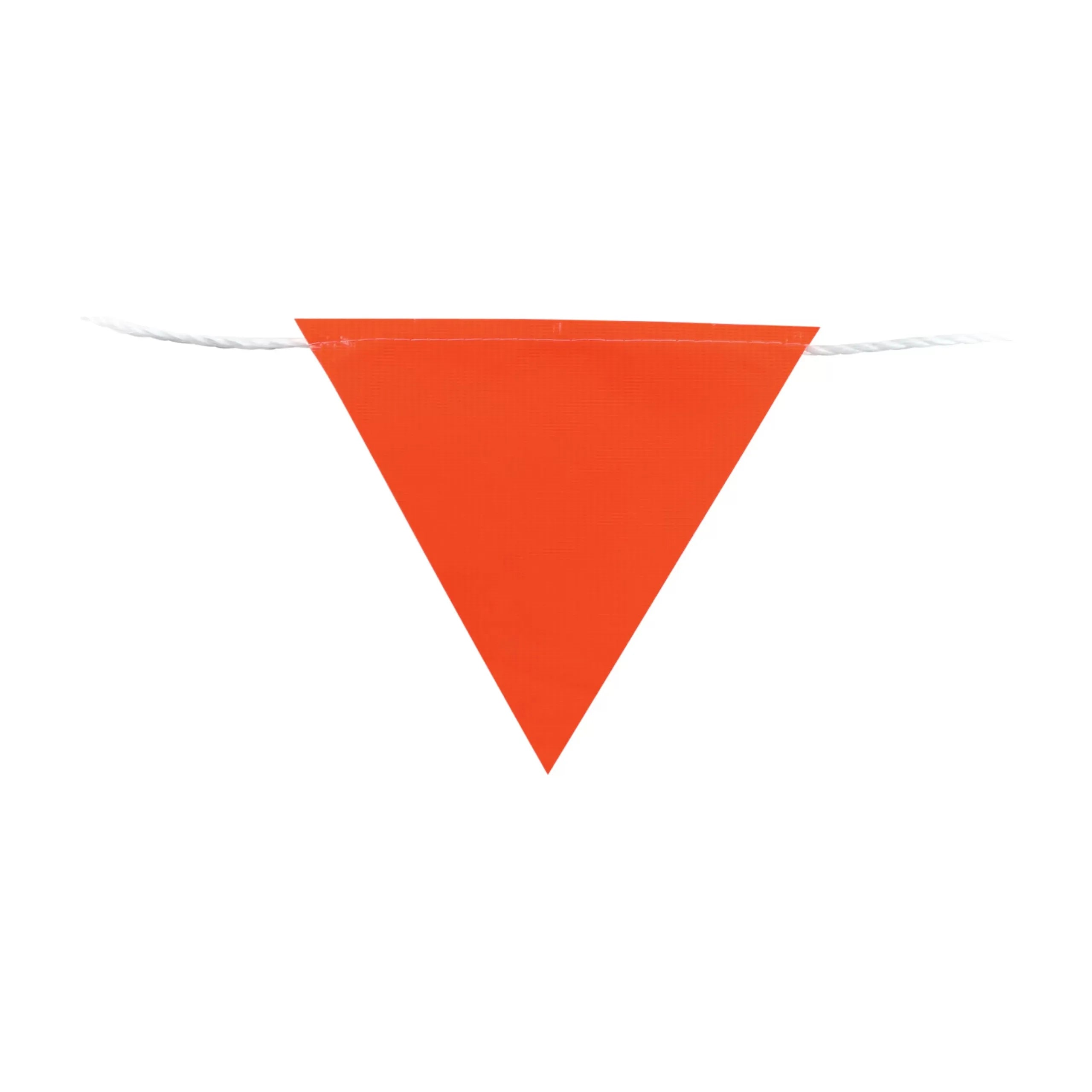 Uniform Safety Signs - Fluro Orange Bunting Flags (30mtr Roll) | BF030