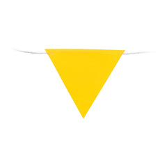 Uniform Safety Signs - Yellow Bunting Flags (30mtr Roll) | BF030Y