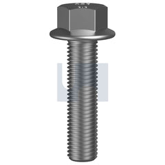 Hobsons - M8 x 50 - JIS B1189 Type 2 Flanged Hex Bolt No Serr - Hot Dip Galvanised - Class 8.8 | BF88GJNCM0800