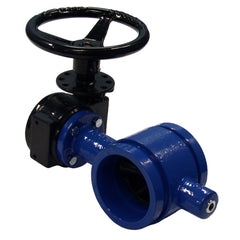 AIP - Butterfly Valve Cast Iron Shouldered EPDM Gear Operated Lockable - 6" | 25-828-096 | BFVGS150