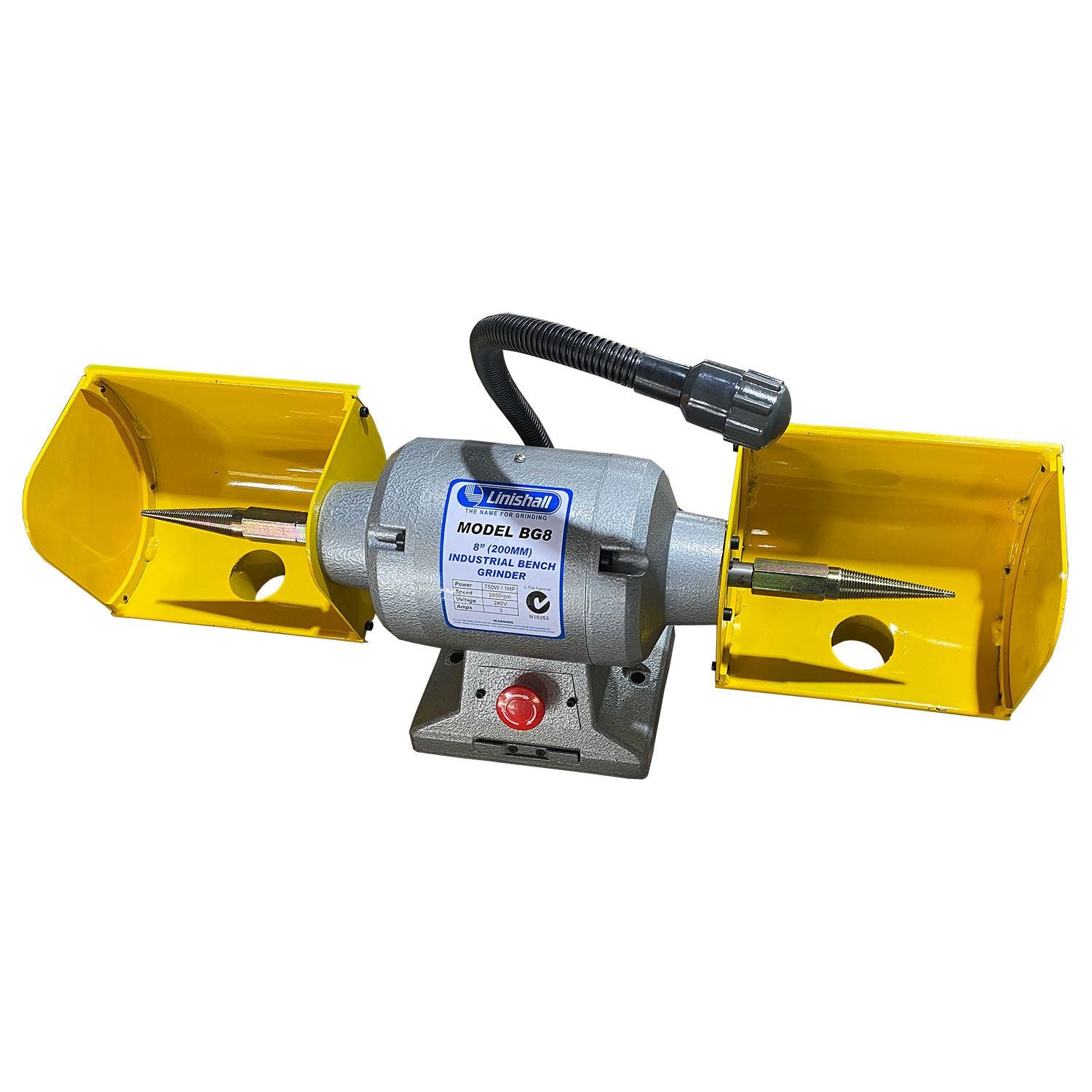 Garrick Herbert - Linishall Bench Grinder 8In (200Mm) - Buffing Config. | BG8BUFF