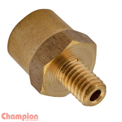 Champion - Gauge Adaptor Brass M6 x Male - 1/8 NPT Female | BGA-0610002N