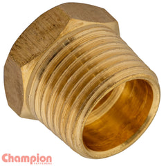 Champion - Gauge Adaptor Brass 3/8 BSP Male - 1/8 NPT Female | BGA-06B02N