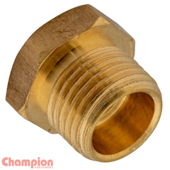 Champion - Gauge Adaptor Brass 5/8 UNF Male - 1/8 NPT Female | BGA-10NF02N