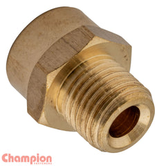 Champion - Gauge Adaptor Brass M12 x Male - 1/8 NPT Female | BGA-1212502N