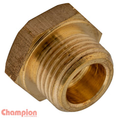 Champion - Gauge Adaptor Brass M22 x Male - 1/8 NPT Female | BGA-2215002N