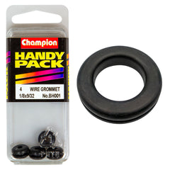 Champion - Grommets - Wiring - Nitrile Rubber - M3 x 7 11mm | BH001
