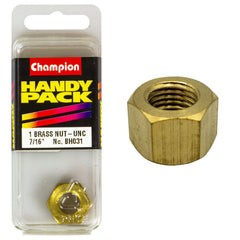 Champion - MANIFOLD NUTS-BRASS-7/16" UNC | BH031