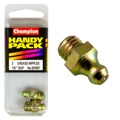 Champion - Grease Nipples - 1/8" - BSP - Straight | BH057