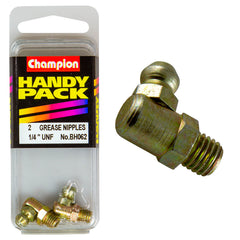 Champion - Grease Nipples - 1/4" - UNF - 90° | BH062
