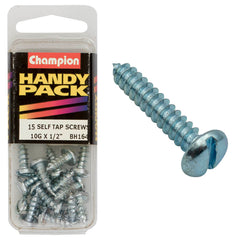 Champion - SELF TAPP SCREWS-PAN-COMBO-4.8 x 13mm-ZINC PLATED | BH164