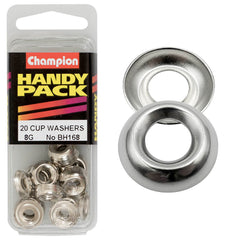 Champion - WASHERS-CUP-STEEL-4.2mm-NICKEL PLATED | BH168