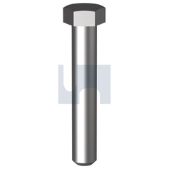 Hobsons - M48 x 450 - Hex Bolt Blank - 316 Stainless - A4 | BH16PBM480450