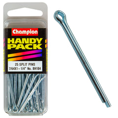 Champion - Split Pins - 7/64 x 1 - 1/4" - Zinc Plated | BH184
