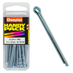 Champion - Split Pins - 3.2 x 32mm - Zinc Plated | BH185