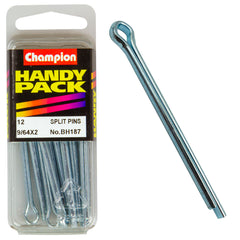 Champion - Split Pins - 9/64 x 2" - Zinc Plated | BH187