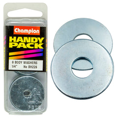 Champion - WASHERS-FLAT-BODY-1/4" x 1-1/4"-ZINC PLATED | BH226
