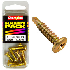 Champion - SELF DRILLING SCREWS-WAFER HEAD-4.8 -16 x 22mm | BH281