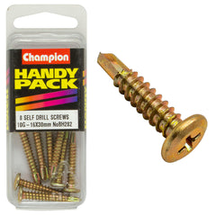 Champion - SELF DRILLING SCREWS-WAFER HEAD-4.8 -16 x 30mm | BH282