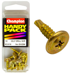 Champion - SELF DRILLING SCREWS-MUSHROOM HEAD- 4.2-18 x 16mm | BH284