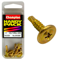 Champion - SELF DRILLING SCREWS-MUSHROOM HEAD-4.2-18 x 20mm | BH285