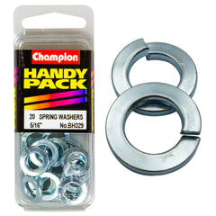 Champion - Spring Washers - Flat Section - 5/16" - Zinc Plated | BH329