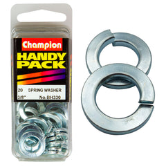 Champion - Spring Washers - Flat Section - 3/8" - Zinc Plated | BH330