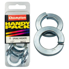 Champion - Spring Washers - Flat Section - 1/2" - Zinc Plated | BH332