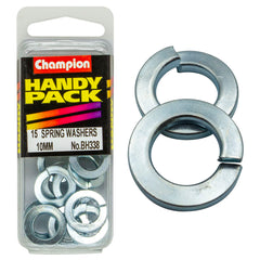 Champion - Spring Washers - Flat Section - 10mm - Zinc Plated | BH338
