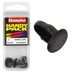 Champion - Canoe Clips - Colour:black - Length:16mm - hole:8.2 - 8.4mm - head:14mm | BH425