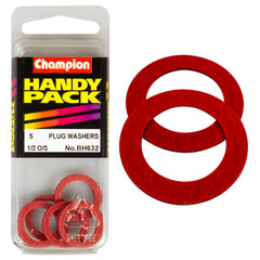 Champion - WASHERS-FLAT-FIBRE-For No.1 O/S Plug-3/32-RED | BH632