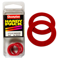 Champion - WASHERS-FLAT-FIBRE-⅝" x 7/8" x 3/32-RED | BH633