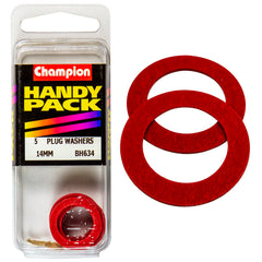 Champion - Washers - Flat - Fibre - M14 x 20mm 2.4mm - Red | BH634