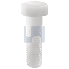 Hobsons - M12 x 75 - Nylon Natural Nylon Hex Head Bolt | BH66PCM120075
