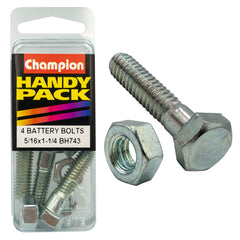 Champion - BATTERY BOLTS/NUTS-UNC-5/16" x 1-1/4" | BH743