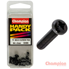 Champion - M4 X 8MM BLACK MACHINE SCREWS | BH805